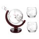 thumbnail image 2 of Decantador de 850 ml, conjunto de globo de cristal, mapa , bar casero, decantador de licor Set de vasos decantadores Sunnimix decantador de whisky, 2 of 8
