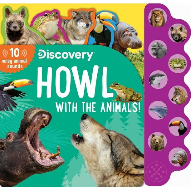 10-Button Sound Books: Discovery: Howl with the Animals! (Board book) - 10-Button Sound Books: Discovery: Howl with the Animals! (Board book) -