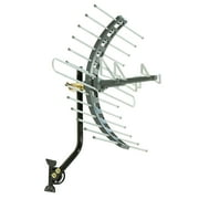 General Electric Outdoor HDTV Antenna, 70-mile Range, VHF 1080P 4K, Black