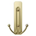 thumbnail image 3 of Wall Hooks Command, tamaño grande, de latón satinado, 2 ganchos dobles, 4 libras, 3 of 9