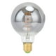 thumbnail image 1 of Lámpara LED de filamento regulable G95, bombilla vintage E27, luz decorativa de 4 W, luz cálida, galvanoplastia gris., 1 of 14