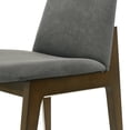 thumbnail image 5 of Castle Place Modern Chic Linen Upholstered Dining Chairs, Set of 4, Brown, 5 of 7