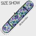 thumbnail image 3 of Dailycode Double Sided Oven Mitt with Loop Heat Resistant Kitchen Long Potholders 7" x 35" Elegant Floral and Green Leaves, 3 of 6