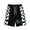 Black, variant on FLMEI Teen Unisex Elastic Waisted Shorts Kids Cotton Girls Boys Five Pants 6-15 Years Summer Casual Sport Jogger Shorts for Kids