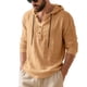 thumbnail image 2 of pstuiky camisetas de manga larga para hombre, Suéter playero informal de manga larga con capucha y cordón ajustable para hombre camisetas de hombre s, 2 of 7