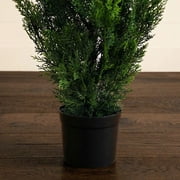 Nearly Natural 4 Cedar Tree Artificial Tree (Indoor/Outdoor), Green