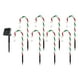 thumbnail image 5 of Luces solares navideñas de bastón de , luces de estaca impermeables con 8 modos de iluminación, decoración navideña para decoración de caminos Estilo E, 5 of 8