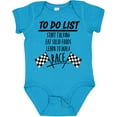 thumbnail image 3 of Inktastic To Do List Funny Racing for Baby Boys or Girls Baby Bodysuit, 3 of 5