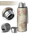 thumbnail image 2 of 20 Oz Pioneer Flower Coffee Tumbler Double Wall Insulated Stainless Steel Water Bottle | Metal Reusable Thermoses Flask with Cup Cap | Leak & Sweat Proof with Anti-Dust Lid, 2 of 7