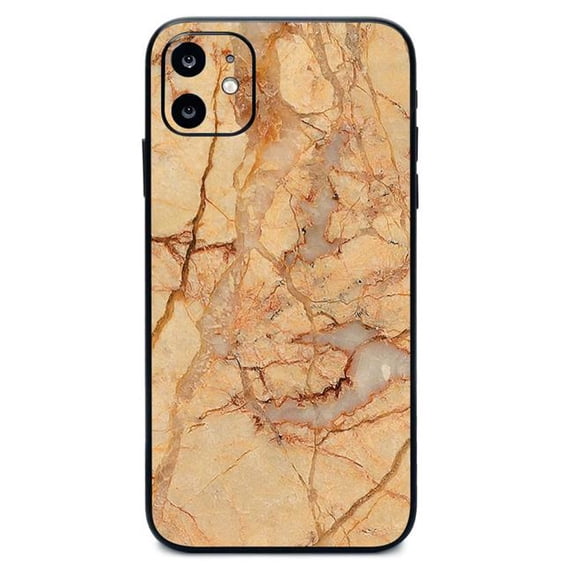 MightySkins APIPH11-Amber Marble Skin Decal Wrap for Apple iPhone 11 Sticker - Amber Marble