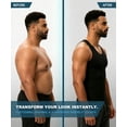 thumbnail image 4 of MANIFIQUE Gynecomastia Compression Shirts for Men - Sleeveless Slimming Undershirts Body Shaper Workout Tank Top, 4 of 7
