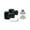Black, variant on Naiture Shower Curtain Rod Single Swivel Flange or Bracket, Sold in Pair, Black Finish