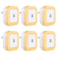 thumbnail image 1 of mmirethe 6 pcs LED Night Light Smart Light Sensor Automatic Night Lights for Bedroom Bathroom Toilet Stairs, 1 of 6