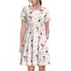 thumbnail image 1 of Balery Cute Cartoon Cows Vestidos sueltos de manga corta para mujer, vestidos de verano 2025, vestidos casuales de corte A con vuelo., 1 of 6
