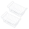 thumbnail image 4 of 2 cestas grandes de alambre para refrigerador y congelador, organizador con asas para despensa, 48,5 x 24,5 x 20 cm (19,1 x 9,6 x 7,9 pulgadas)., 4 of 14