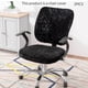 thumbnail image 5 of Funda para silla de oficina de terciopelo de zorro plateado 2 uds sweethay, 5 of 6