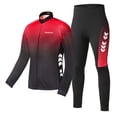 thumbnail image 1 of Traje de ciclismo para hombre Ropa deportiva de manga larga Conjunto de ropa de ciclismo a prueba de viento, 1 of 8