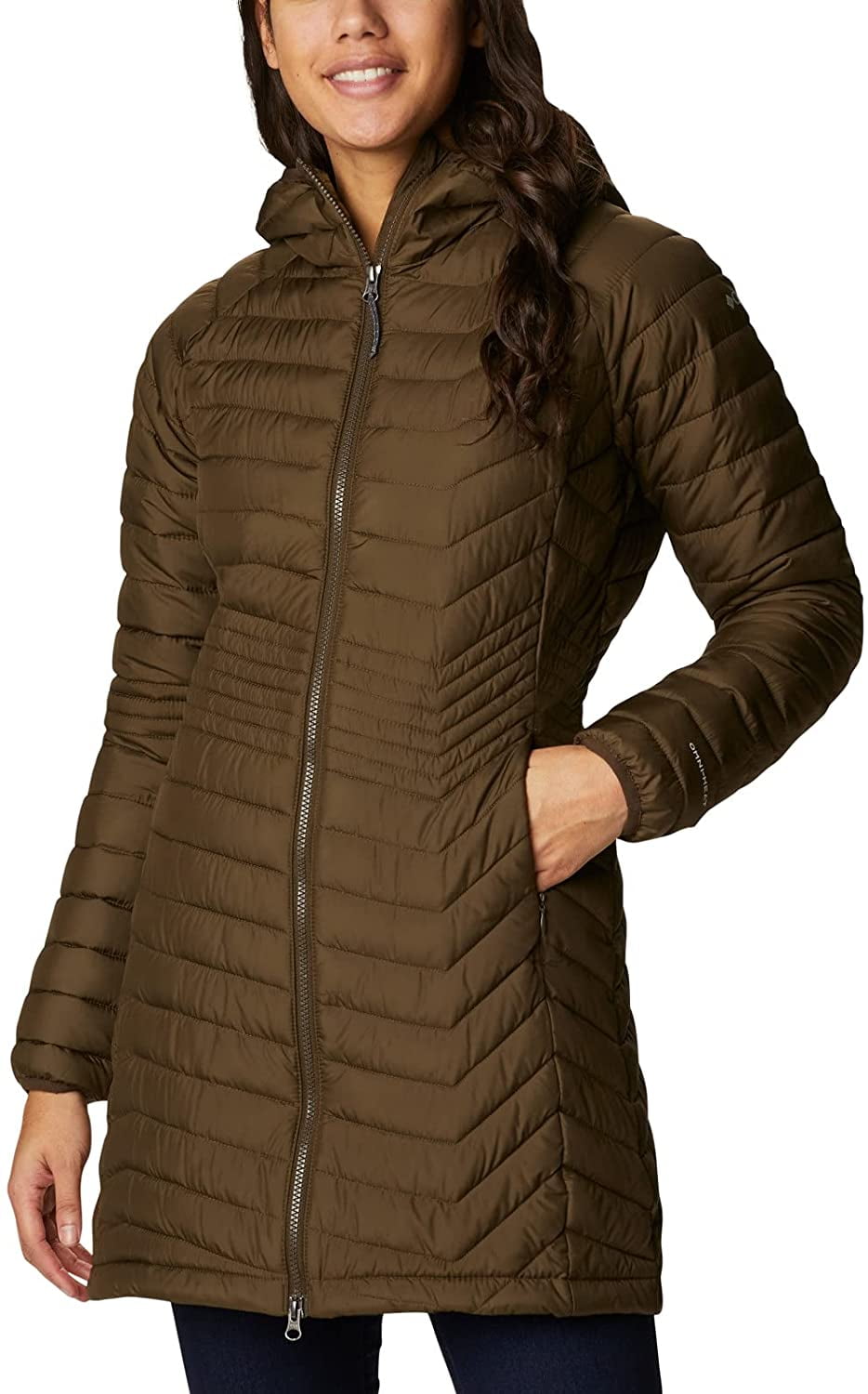 columbia olive green women's jacket