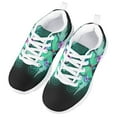 thumbnail image 3 of Pzuqiu Butterfly Girls Black Tennis Shoes Size 3 Lace Up Kids Running Sneakers Lightweight Breathable Walking Shoes for Outdoor, 3 of 7