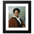 thumbnail image 2 of William Henry Powell 12x14 Black Modern Framed Museum Art Print Titled - Portrait of Alexandre Dumas (1855), 2 of 5