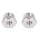 thumbnail image 4 of Conector de barril de cola, adaptador de barril de cola de 2 piezas Conector de distribuidor de cola Adaptador de cola de acero inoxidable Innovación moderna, 4 of 12
