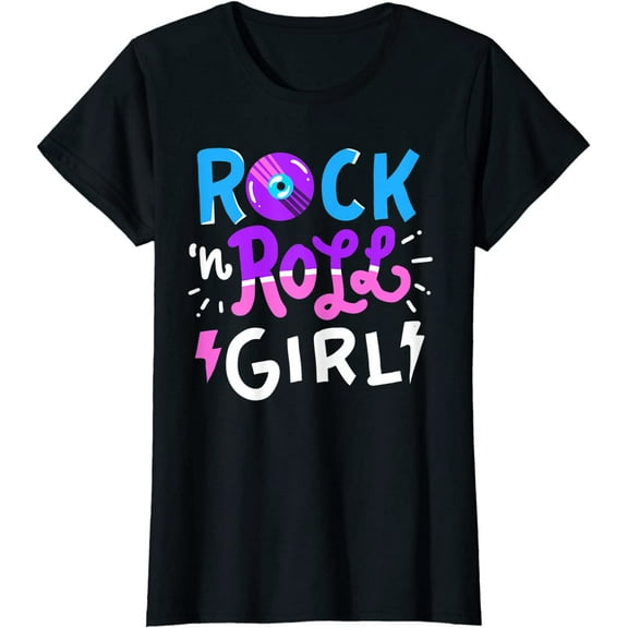Rock N Roll Girl Music T-Shirt