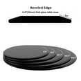 thumbnail image 5 of MAYEERTY 38.6" Round Tempered Glass Table Top, 2/5" Thick Beveled Polished Edge, Black, 5 of 6