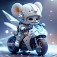 thumbnail image 1 of ShinYu Top Selling Christmas Animals Decoration Acrylic Bag Keychain, 1 of 1