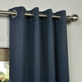 thumbnail image 3 of Navy Blue Grommet Blackout Room Darkening Curtain (1 Panel), Navy Blue, 50W X 108L, 3 of 6