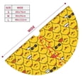 thumbnail image 3 of Lsque Funny Ducks Print Christmas Tree Skirt, Tree Skirt with Ties or Velcro, Perfect for Holiday Decorations, Halloween, and New Year-48", 3 of 7