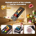 thumbnail image 5 of Ambifirner Safe Electric Kids Scooter for Kids 3+, 3 Wheeled Kick Scooter with Flash Deck, Extra Wide Light Up Big Wheels, Adjustable Heights, 5 of 8