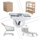 thumbnail image 4 of 4 ruedas fijas de 25 mm Ruedas de repuesto de plástico para muebles Ruedas direccionales para cajones, 4 of 5