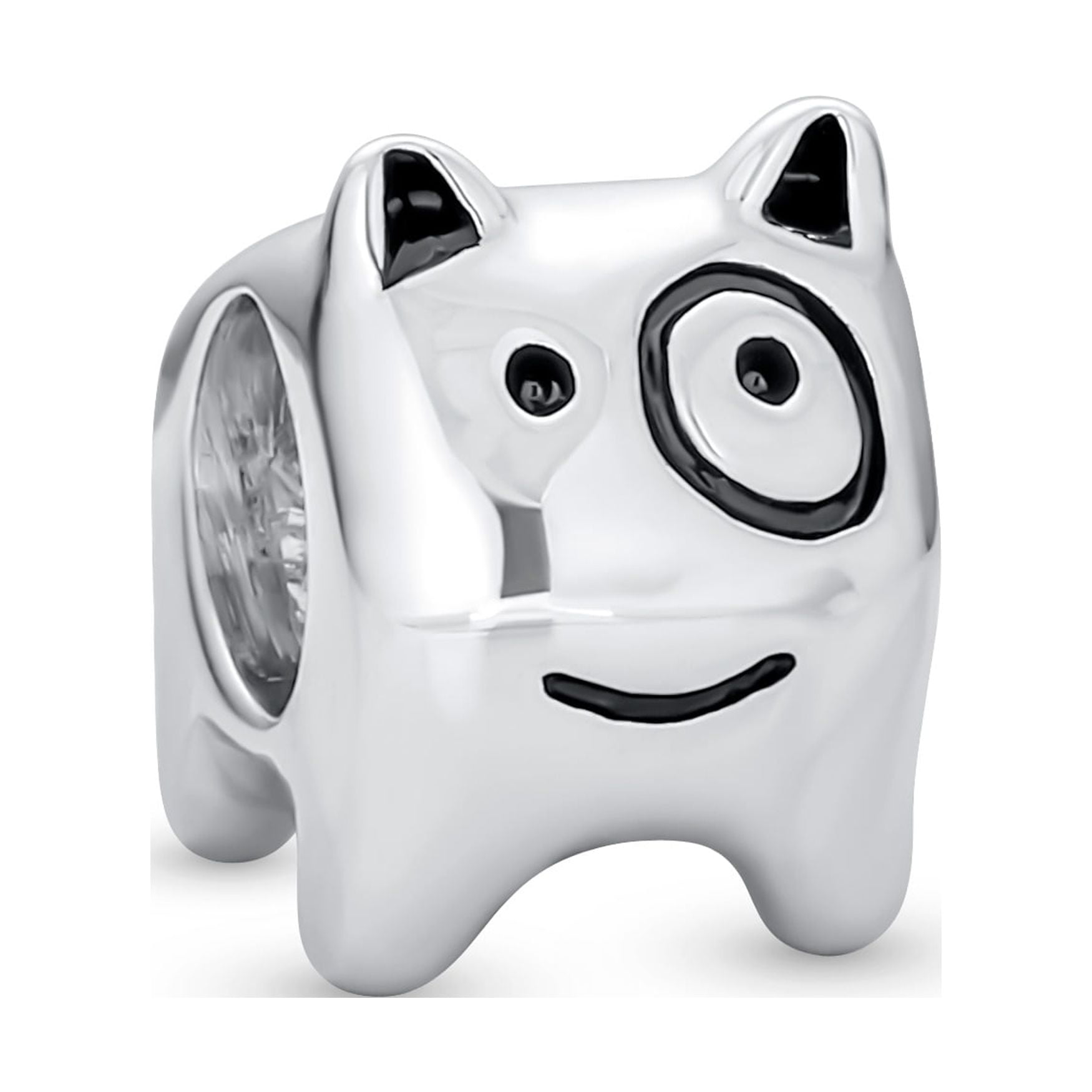 Fat Puppy Pet Animal Lover Spot Dog Charm Bead for Women Teen