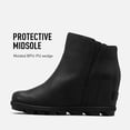 thumbnail image 3 of Sorel Women's Joan of Arctic Wedge III Zip Boot - Black, Sea Salt - Size 12, 3 of 6