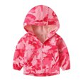 thumbnail image 1 of Gibobby Chamarra de invierno para bebé niñoChaqueta de al libre para niño y niña, chaqueta cortavientos con capucha, cálida, resistente al viento, montañ(Rosa caliente, 3-4 Años), 1 of 5