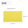 thumbnail image 2 of Uxcell Blank Cards for ID Badge Printer, Graphics Quality Yellow Plastic 50 Pack, 2 of 5