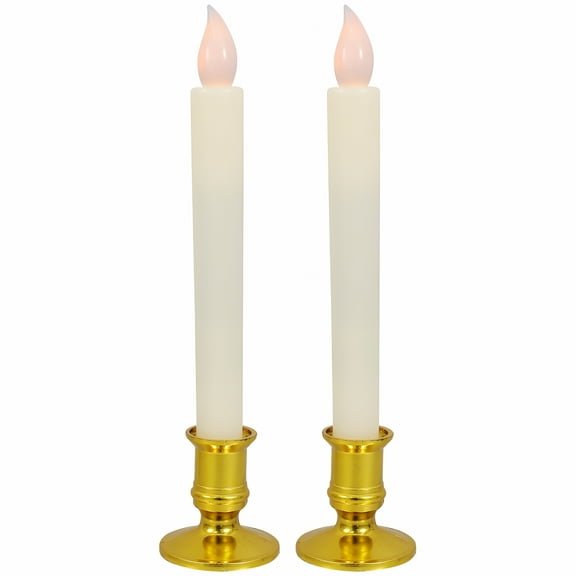 HIBIBUD 2Pcs LED Electric Window Candles USB Rechargeable for Decoration