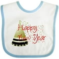 thumbnail image 3 of Inktastic Happy New Year Boys or Girls Baby Bib, 3 of 4