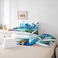 thumbnail image 4 of Erosebridal Blue Octopus Bedding Sets Twin Size,Underwater World Comforter Sets with Sheets,Ultra Soft Bed in a Bag Twin size,Teen Bedroom Decor,7pcs, 4 of 6