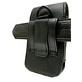 thumbnail image 4 of Black leather case with fixed clip fits Tracfone, StraightTalk or Verizon Nokia 2760 and 2720V, 4 of 6