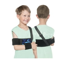 Children's Shoulder Immobilizer Sling | Adjustable Arm Support Brace with Waist Strap for Clavicle Fracture, Shoulder Injury & Post-Surgery Recovery