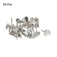 thumbnail image 3 of Uxcell 25Pack Heart Shape Push Pins Decorative Thumbtacks for Cork Board, Silver, 3 of 6
