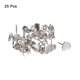 thumbnail image 3 of Uxcell 25Pack Corazones Forma Chinchetas Decorativas para Tablero de Corcho, Plata, 3 of 6