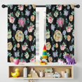 thumbnail image 5 of Blackout Kids Curtains,Pioneer Flower Floral Print Pattern Childrens Insulated Curtains Set Of 2,Bedroom Essentials,Toddler Room Decor 42"x54", 5 of 5