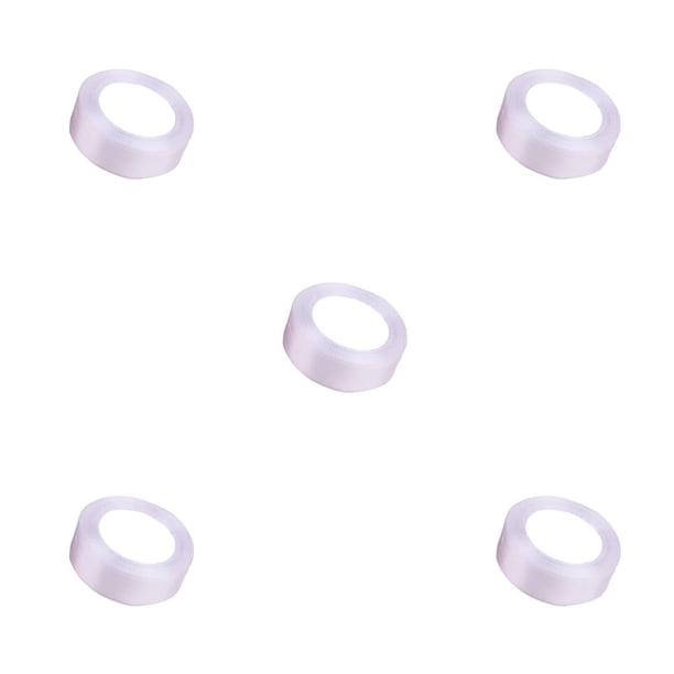 Billuyoard Cinta de papel de regalo Accesorios de artesanía de bricolaje para boda Cintas de poliéster ligeras para festivales Navidad Cumpleaños Blanco Type2 NO2 Billuyoard CBP274893