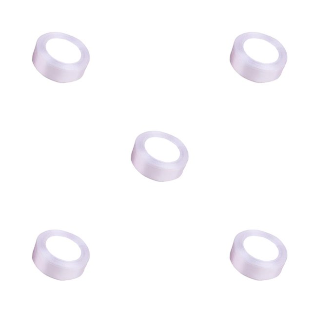 Injueey Cinta de papel de regalo Accesorios de artesanía de bricolaje para boda Cintas de poliéster ligeras para festivales Navidad Cumpleaños Blanco Type2 NO2 Injueey CBP274893
