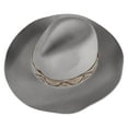 thumbnail image 6 of Elegant Fedoras Hat with Braided Ribbon Wools Wide Brimmed Western Hat for Church Casual Wear Unisex Hat, 6 of 9