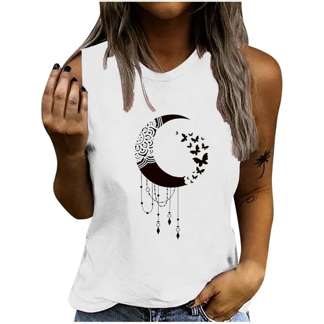 Birdeem Mode Femmes Décontracté Sans Manches Imprimé Chandails pour Dames Hauts Chemise Gilet Mince
