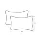 Pillow Perfect Forsyth Solide Intérieur / Extérieur Lombaire Oreiller Peluche, Temps et S'Estomper Résistant, Lombaire - 11,5 "x 18,5", Vert, 2 Comte – image 2 sur 5