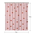 thumbnail image 5 of Strawberry Plants Fruit Shower Curtain 72"x84" ,Bathroom Decorative Shower Curtains Set with 12 Hooks,Modern Waterproof Washable Shower Curtain, 5 of 6